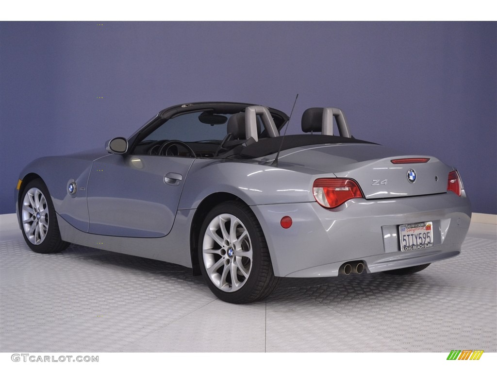 2006 Z4 3.0i Roadster - Silver Grey Metallic / Black photo #5