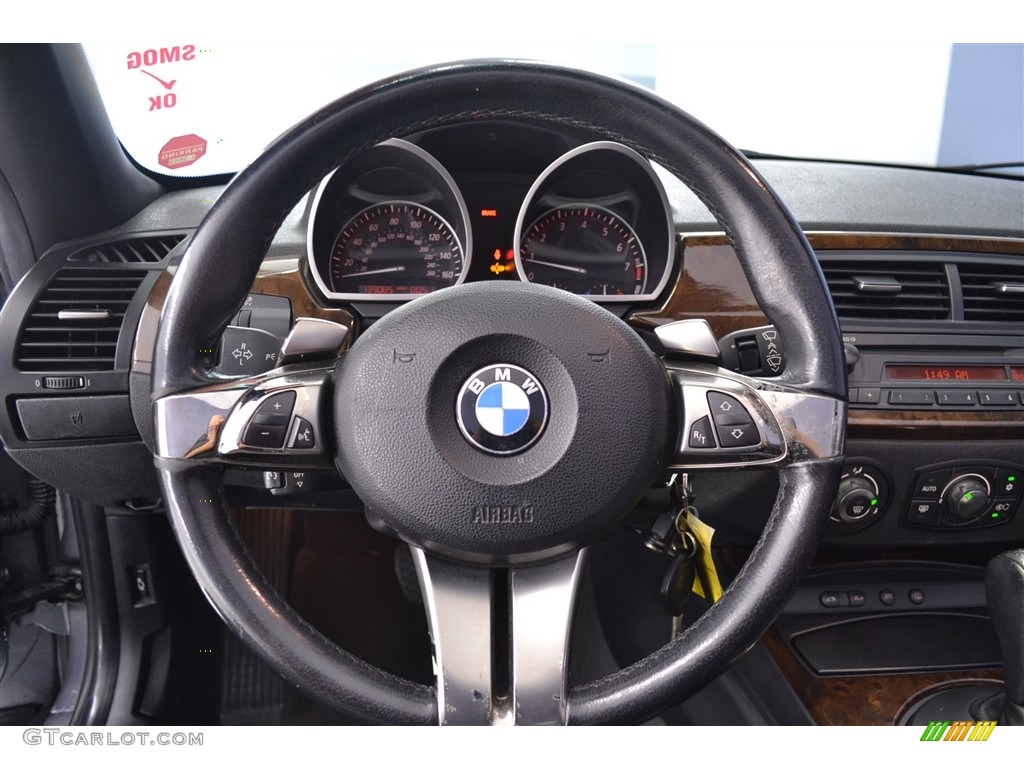 2006 Z4 3.0i Roadster - Silver Grey Metallic / Black photo #25