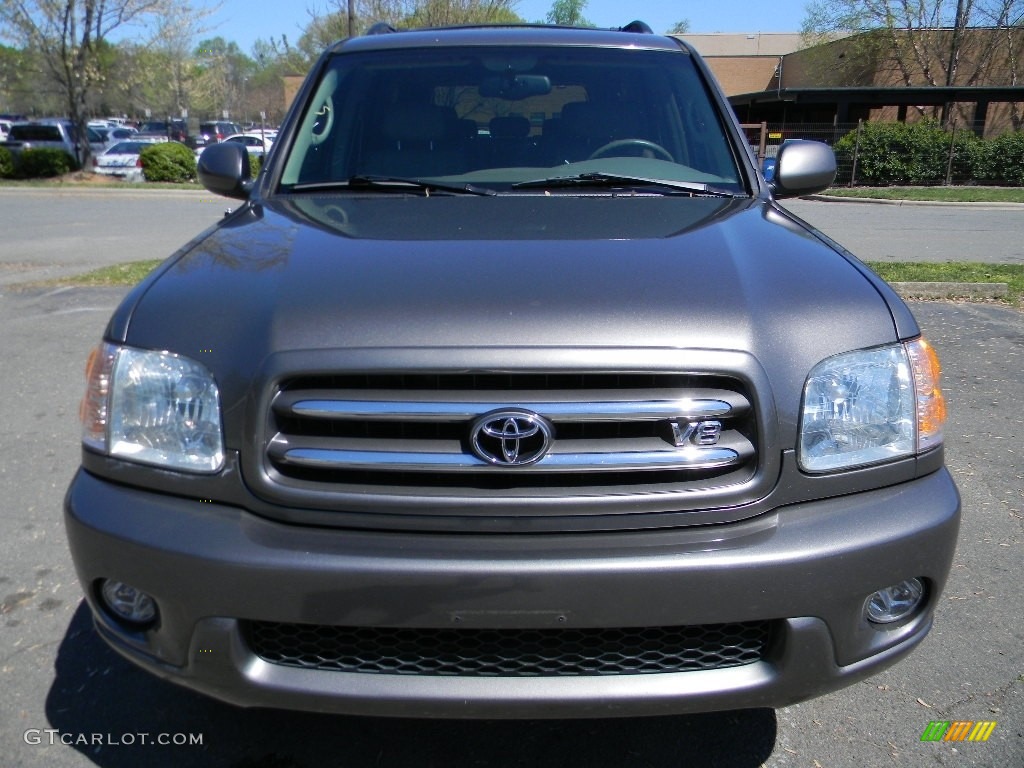 2004 Sequoia Limited 4x4 - Phantom Gray Pearl / Oak photo #5
