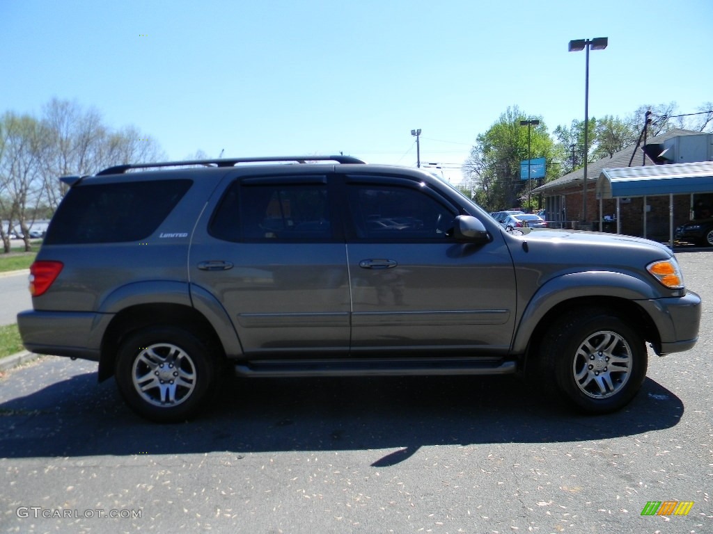 2004 Sequoia Limited 4x4 - Phantom Gray Pearl / Oak photo #11