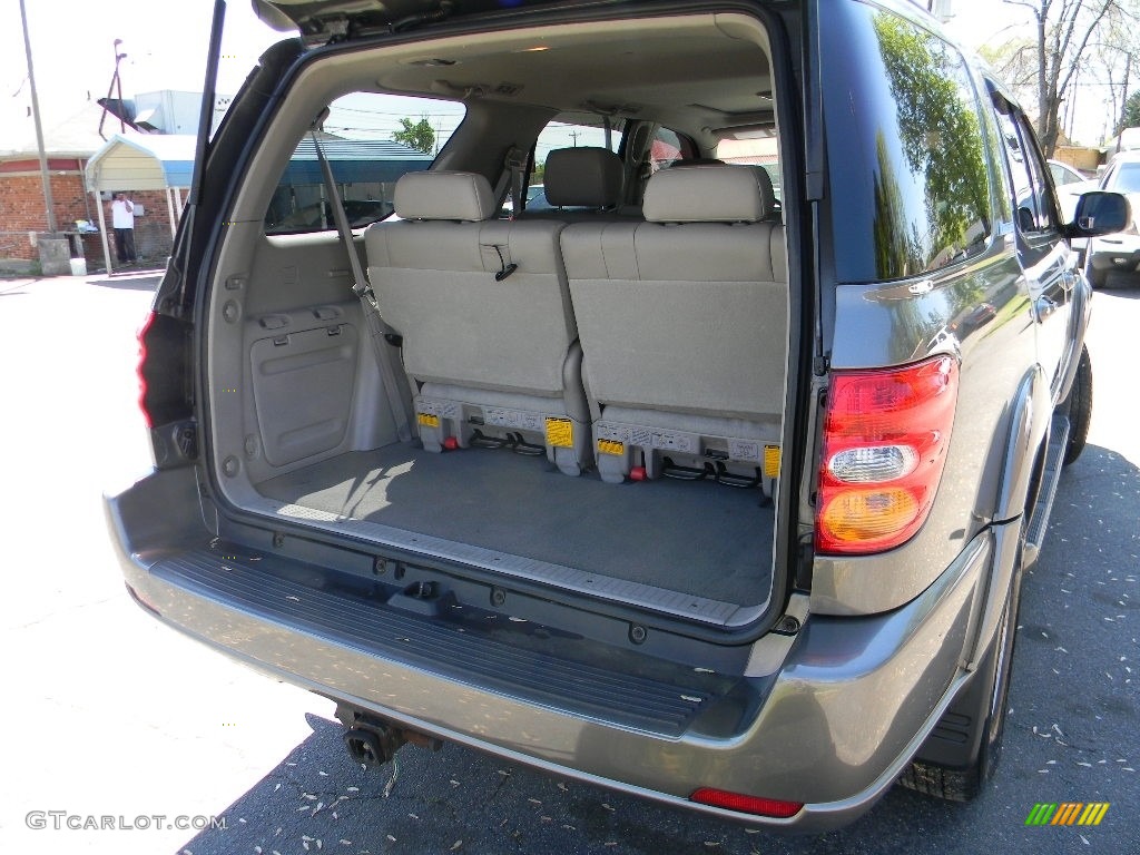 2004 Sequoia Limited 4x4 - Phantom Gray Pearl / Oak photo #20