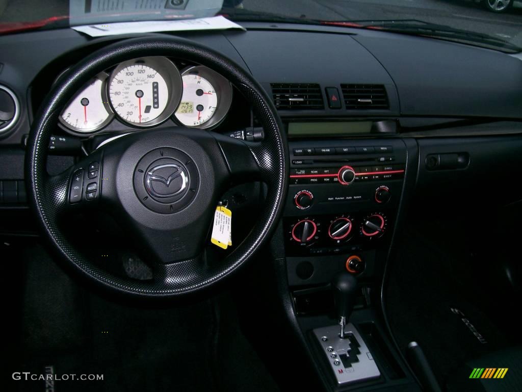 2008 MAZDA3 i Sport Sedan - True Red / Black photo #6