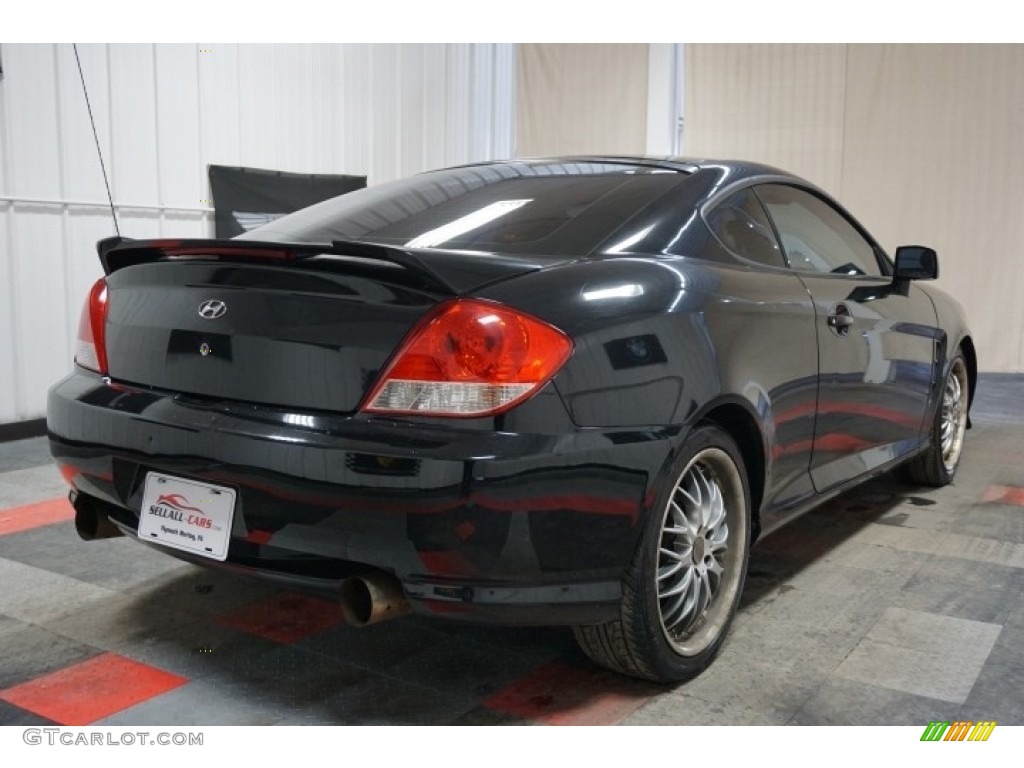 2006 Tiburon GT Limited - Obsidian Black / Beige photo #8