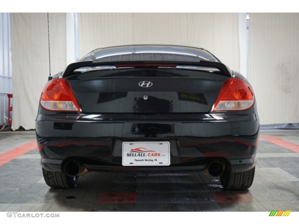 2006 Tiburon GT Limited - Obsidian Black / Beige photo #9