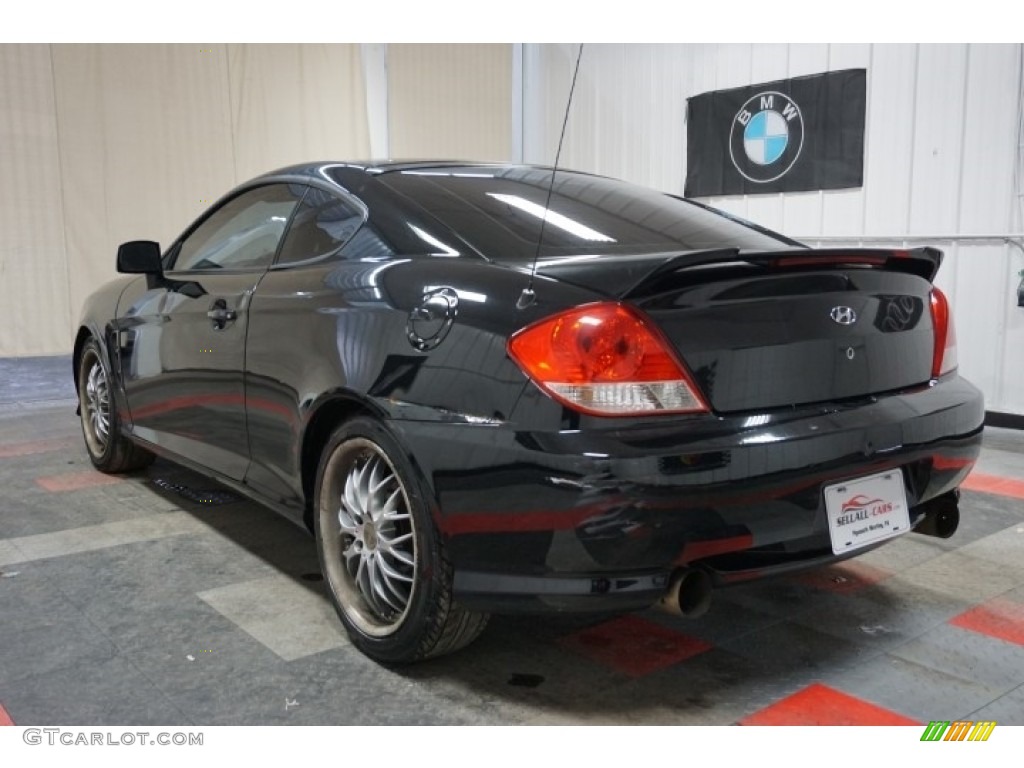 2006 Tiburon GT Limited - Obsidian Black / Beige photo #10
