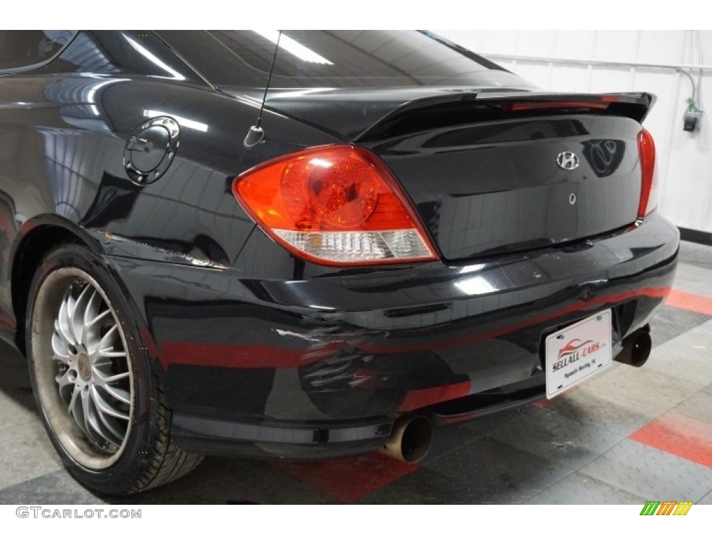 2006 Tiburon GT Limited - Obsidian Black / Beige photo #59