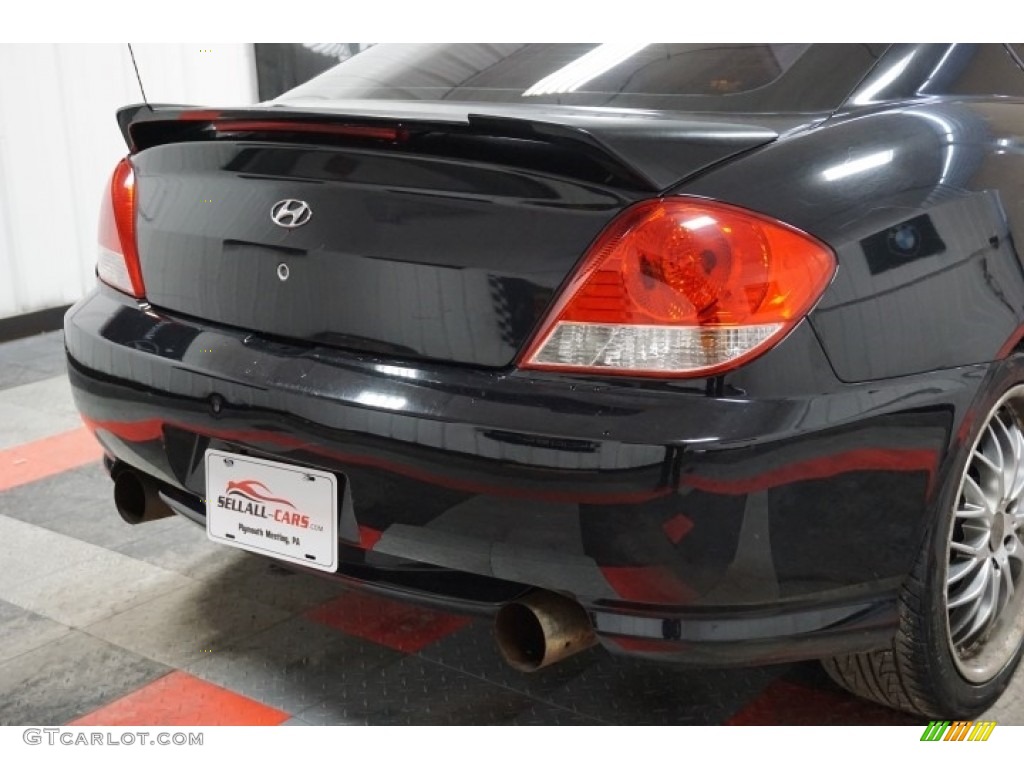 2006 Tiburon GT Limited - Obsidian Black / Beige photo #64