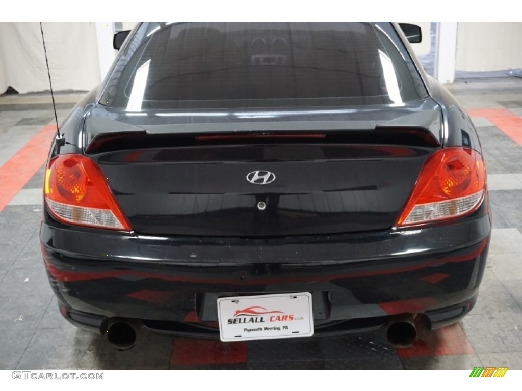 2006 Tiburon GT Limited - Obsidian Black / Beige photo #65