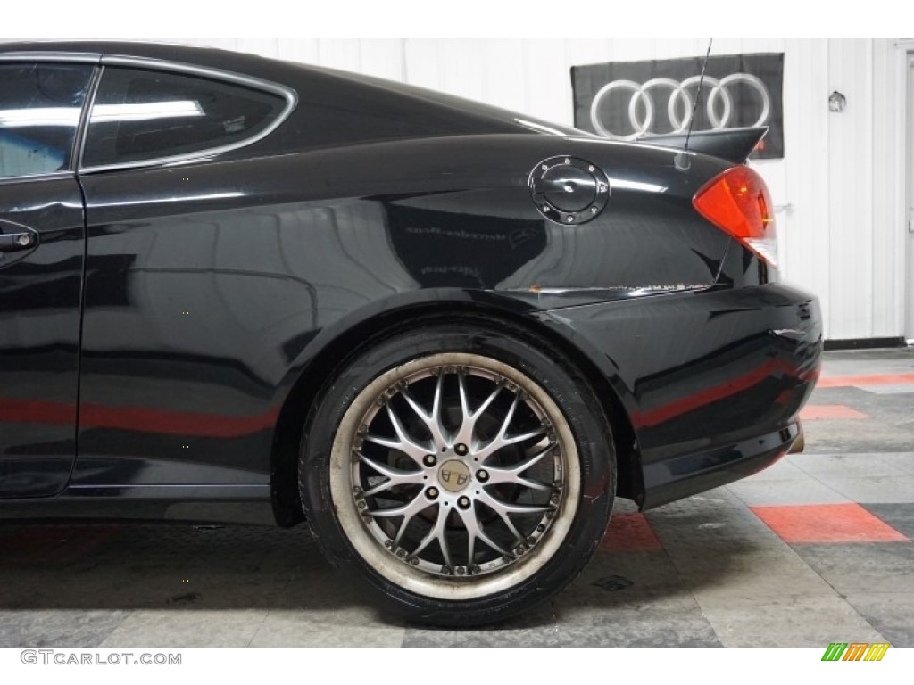 2006 Tiburon GT Limited - Obsidian Black / Beige photo #66
