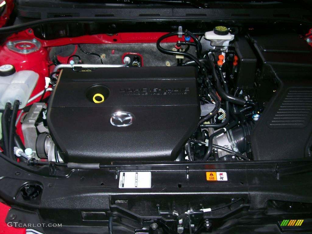2008 MAZDA3 i Sport Sedan - True Red / Black photo #8