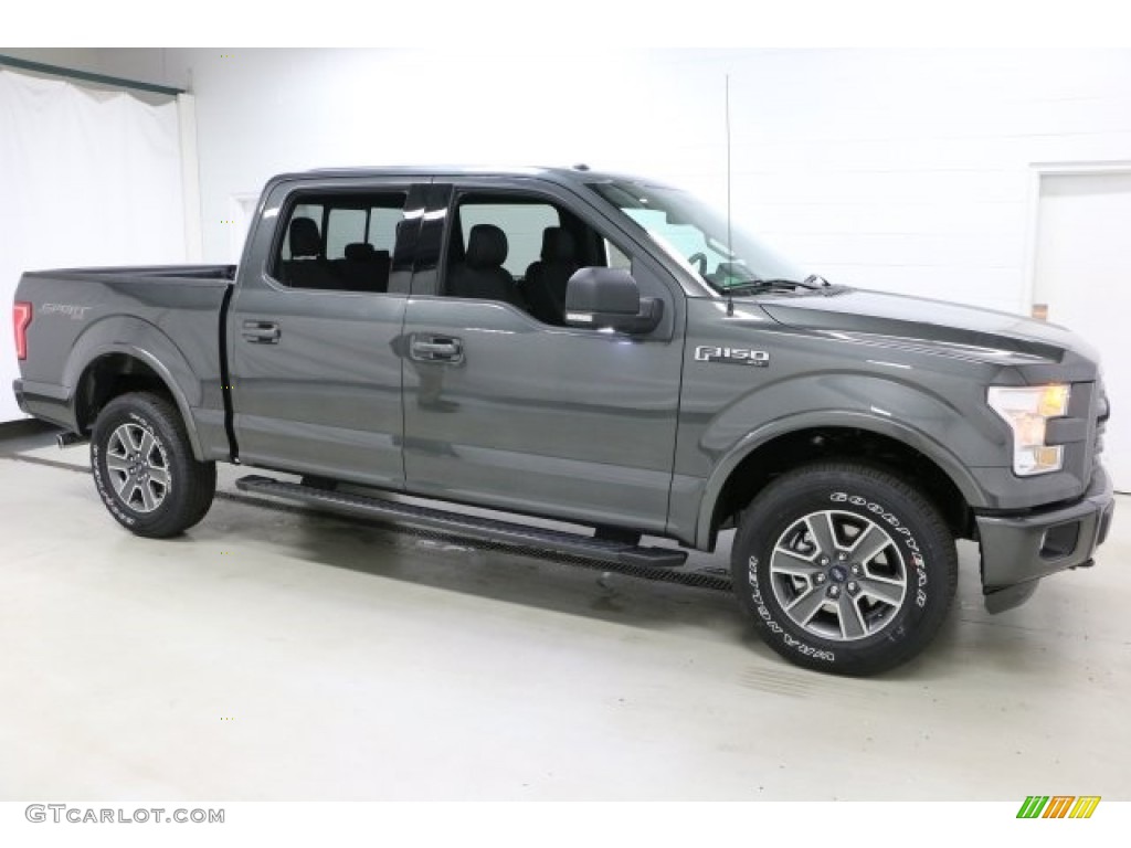 2016 F150 XLT SuperCrew 4x4 - Magnetic / Medium Earth Gray photo #1
