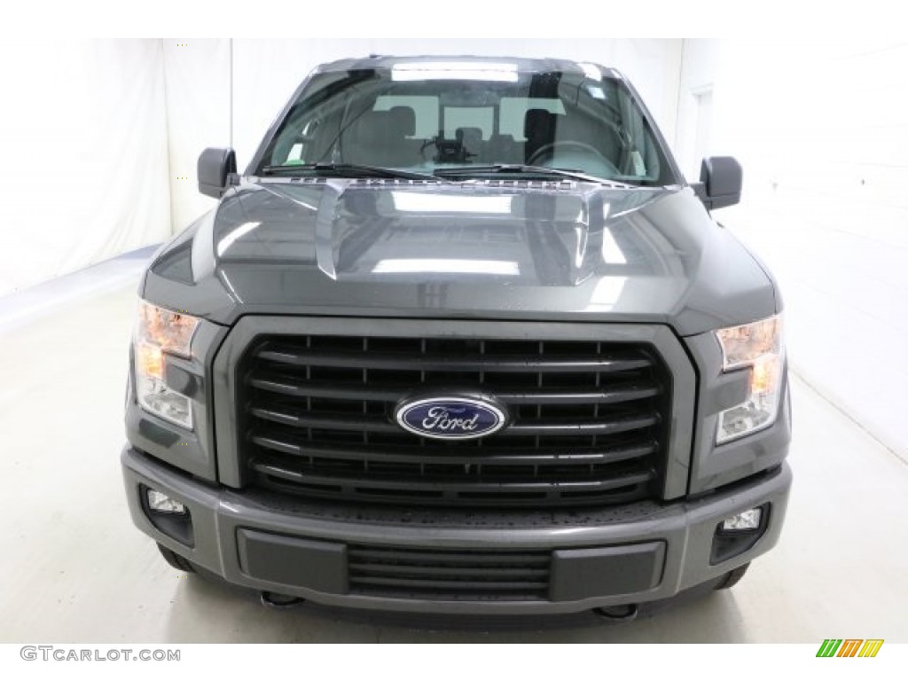 2016 F150 XLT SuperCrew 4x4 - Magnetic / Medium Earth Gray photo #2