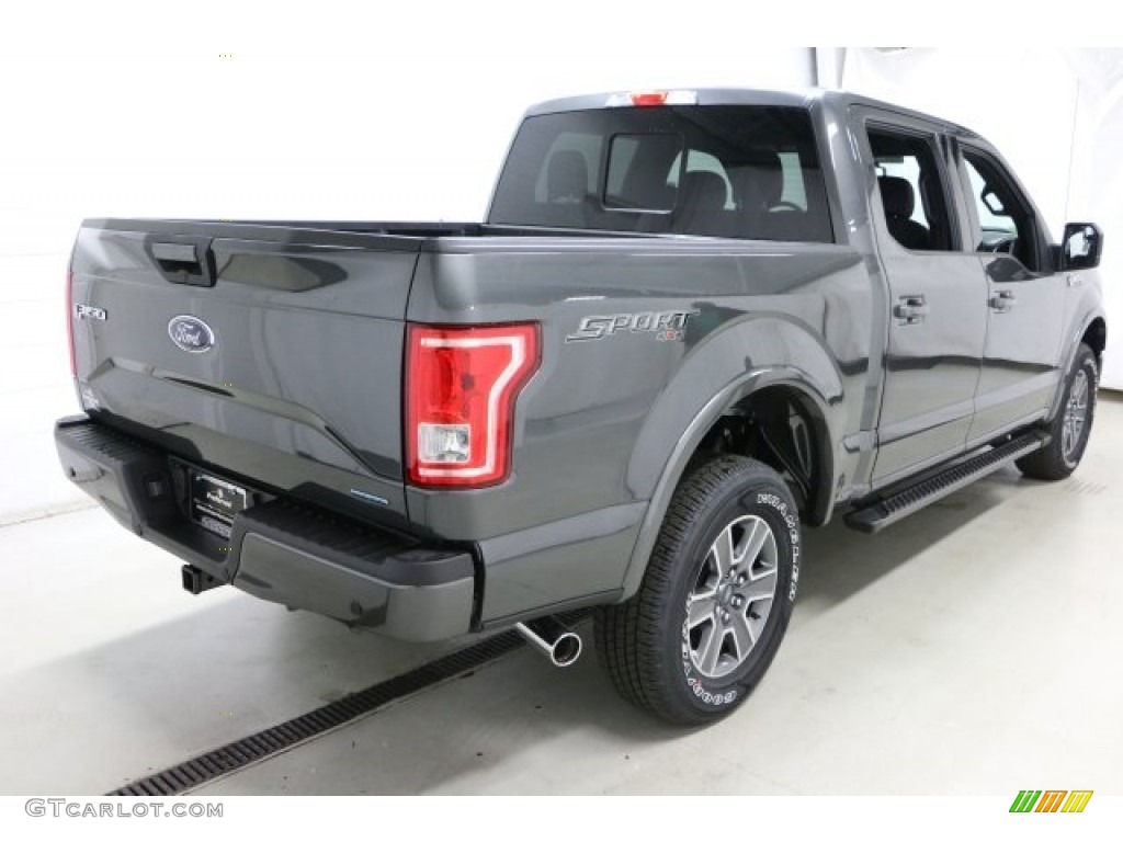 2016 F150 XLT SuperCrew 4x4 - Magnetic / Medium Earth Gray photo #4