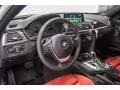 2016 BMW 3 Series Coral Red Interior Prime Interior Photo