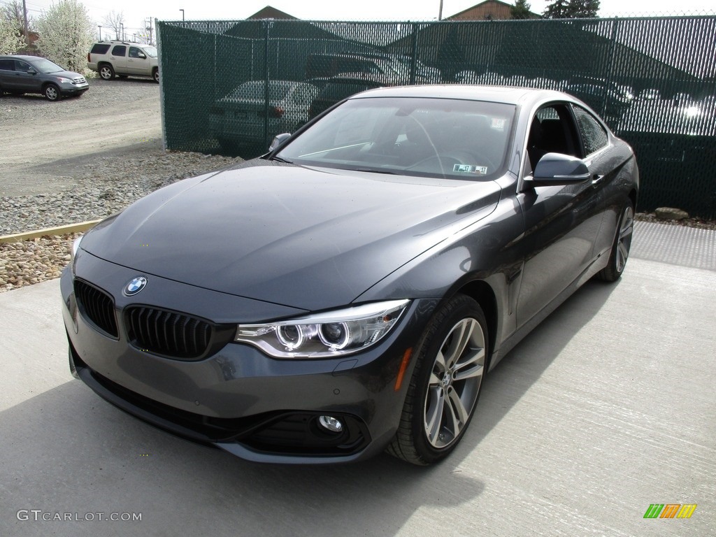 2016 4 Series 428i xDrive Coupe - Mineral Grey Metallic / Black photo #8