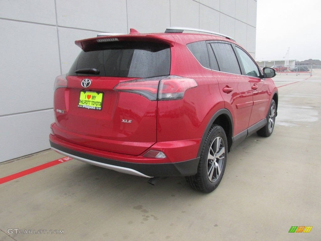 2016 RAV4 XLE - Barcelona Red Metallic / Ash photo #4