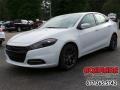 2016 Bright White Dodge Dart SE  photo #1