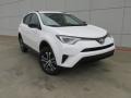 2016 Super White Toyota RAV4 LE  photo #1