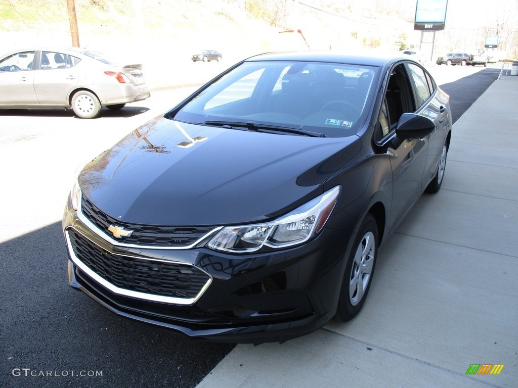 2016 Cruze LS Sedan - Mosaic Black Metallic / Jet Black photo #7