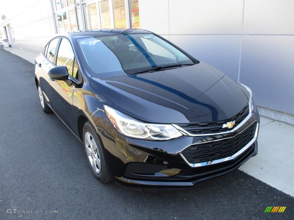 2016 Cruze LS Sedan - Mosaic Black Metallic / Jet Black photo #9