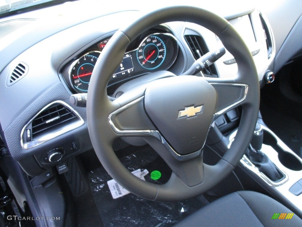 2016 Chevrolet Cruze LS Sedan Jet Black Steering Wheel Photo #111933282