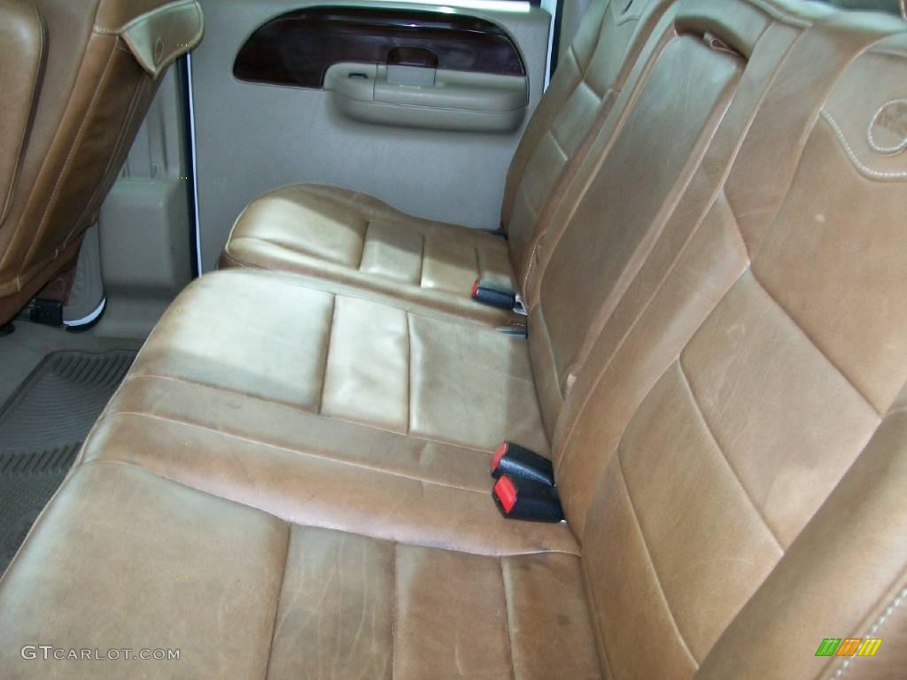 2007 F250 Super Duty King Ranch Crew Cab 4x4 - Oxford White Clearcoat / Castano Brown Leather photo #4