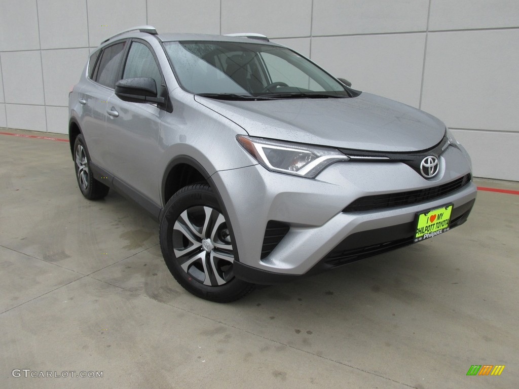 2016 RAV4 LE - Silver Sky Metallic / Black photo #1