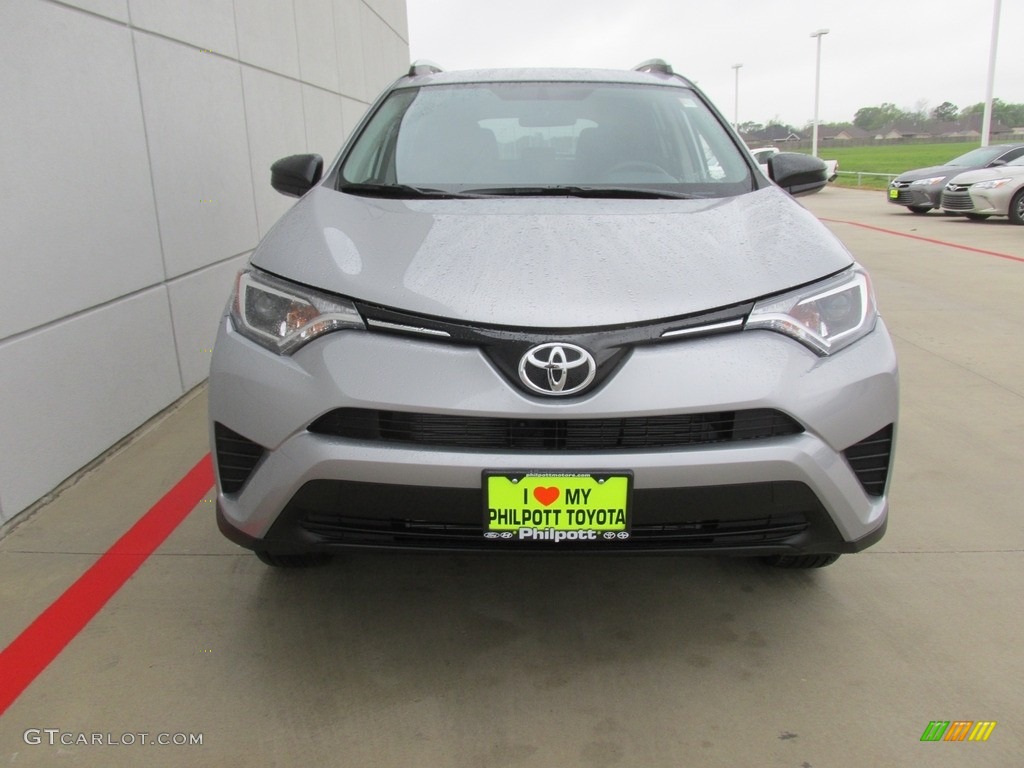 2016 RAV4 LE - Silver Sky Metallic / Black photo #8