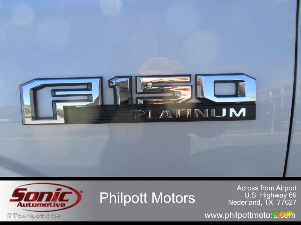 2016 F150 Platinum SuperCrew - White Platinum / Platinum Brunello photo #13