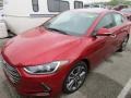 2017 Red Hyundai Elantra Limited  photo #2