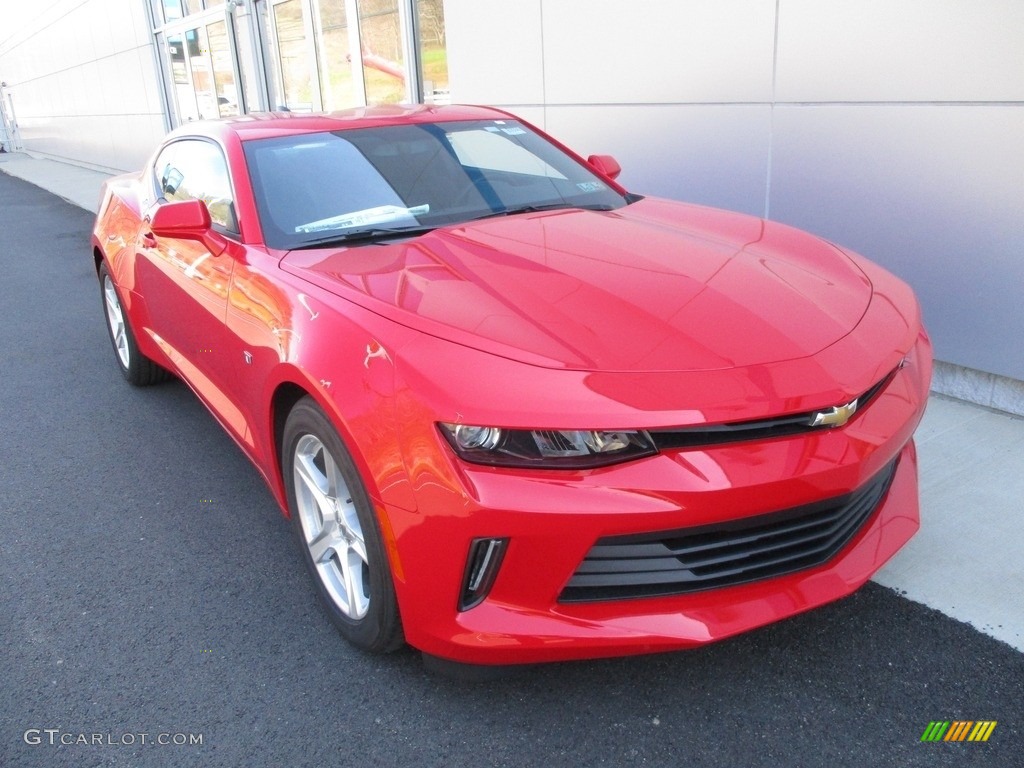 2016 Camaro LT Coupe - Red Hot / Jet Black photo #9