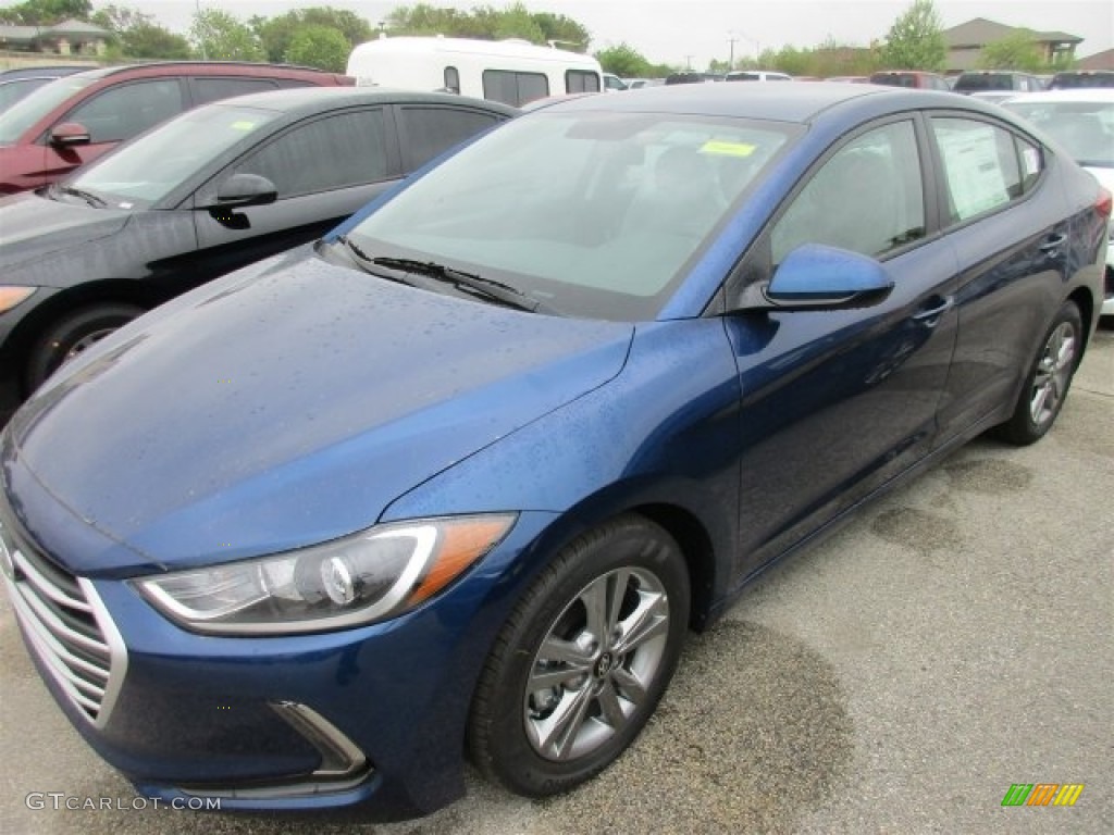 2017 Elantra SE - Lakeside Blue / Gray photo #2