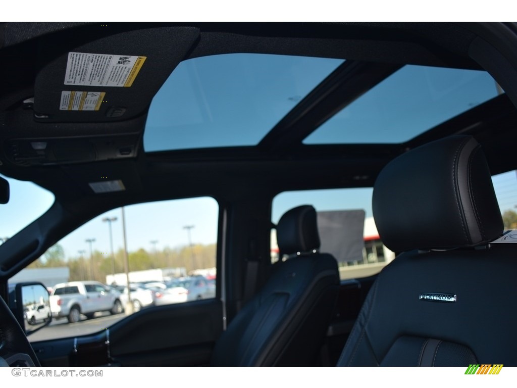 2016 F150 Platinum SuperCrew 4x4 - White Platinum / Black photo #8