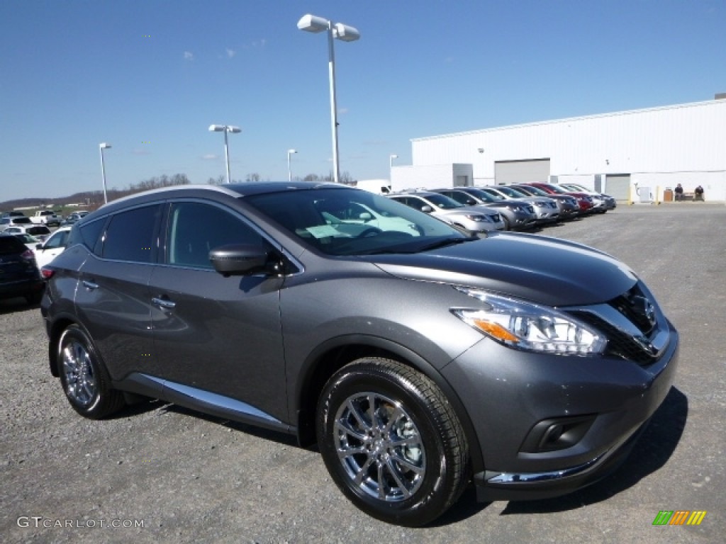 2016 Murano SL AWD - Gun Metallic / Graphite photo #1