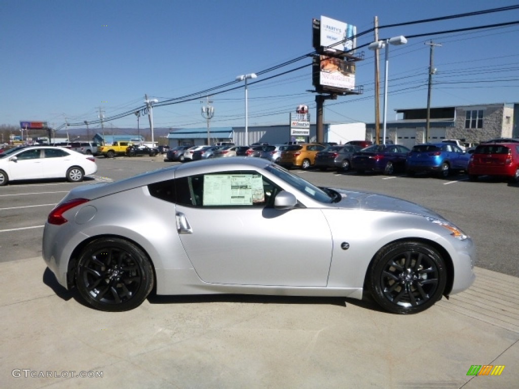 2016 370Z Coupe - Brilliant Silver / Black photo #6