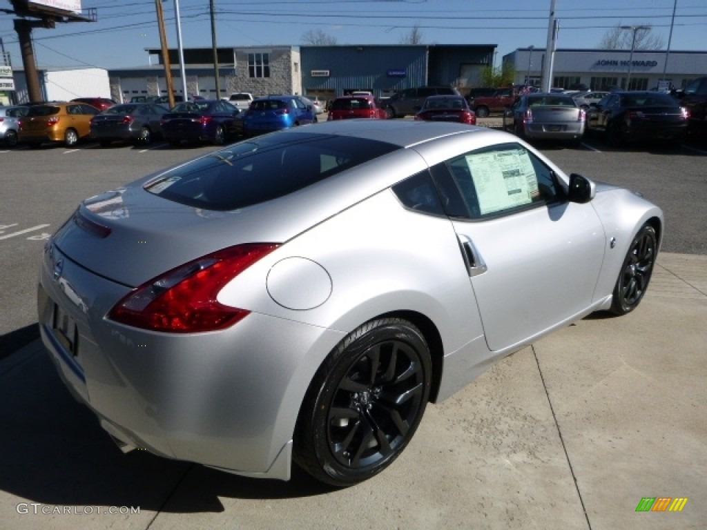 2016 370Z Coupe - Brilliant Silver / Black photo #7