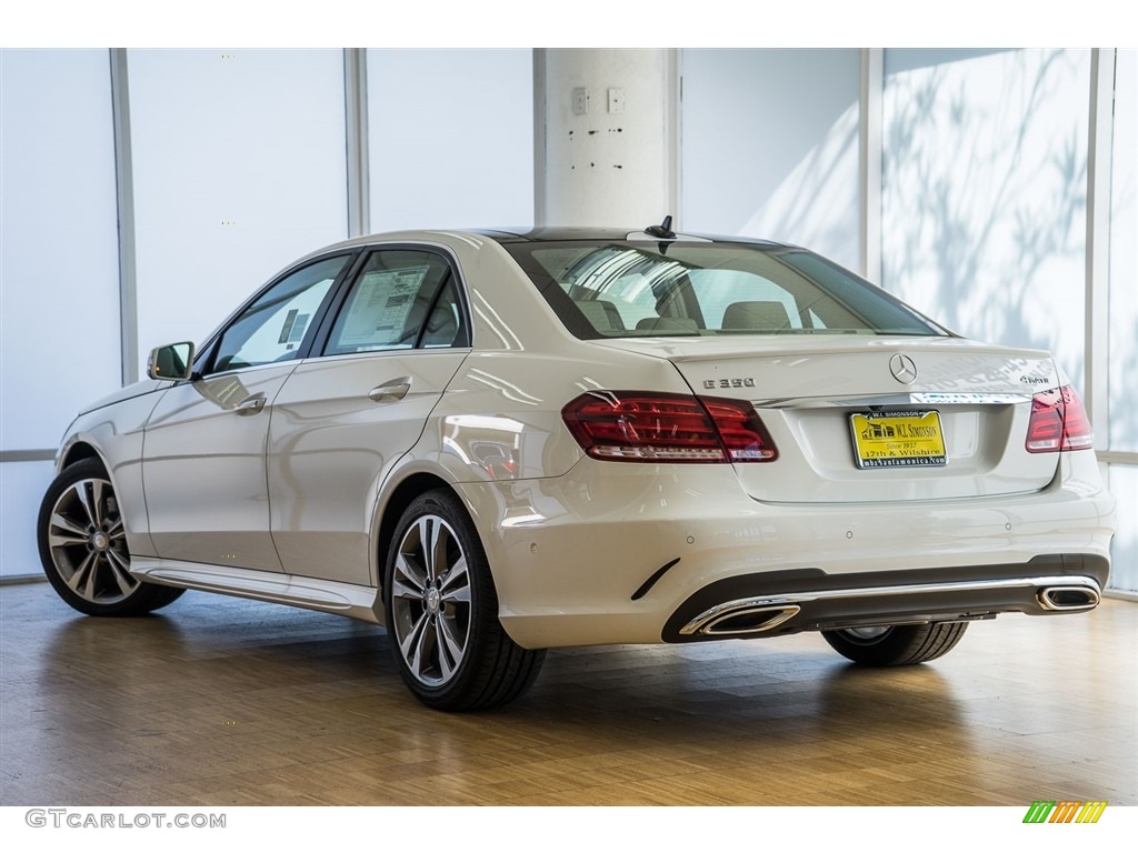 2016 E 350 4Matic Sedan - Polar White / Silk Beige/Espresso Brown photo #3