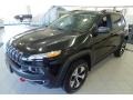 2014 Brilliant Black Crystal Pearl Jeep Cherokee Trailhawk 4x4  photo #1