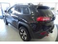 2014 Brilliant Black Crystal Pearl Jeep Cherokee Trailhawk 4x4  photo #2