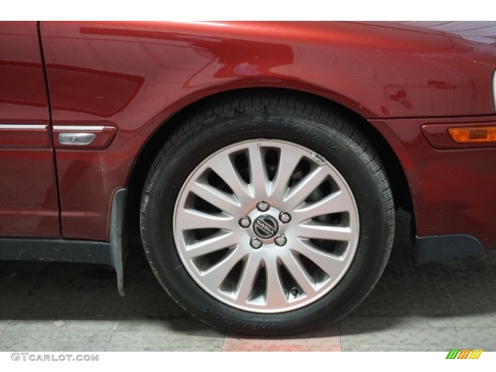 2006 S80 2.5T - Ruby Red Metallic / Beige photo #54