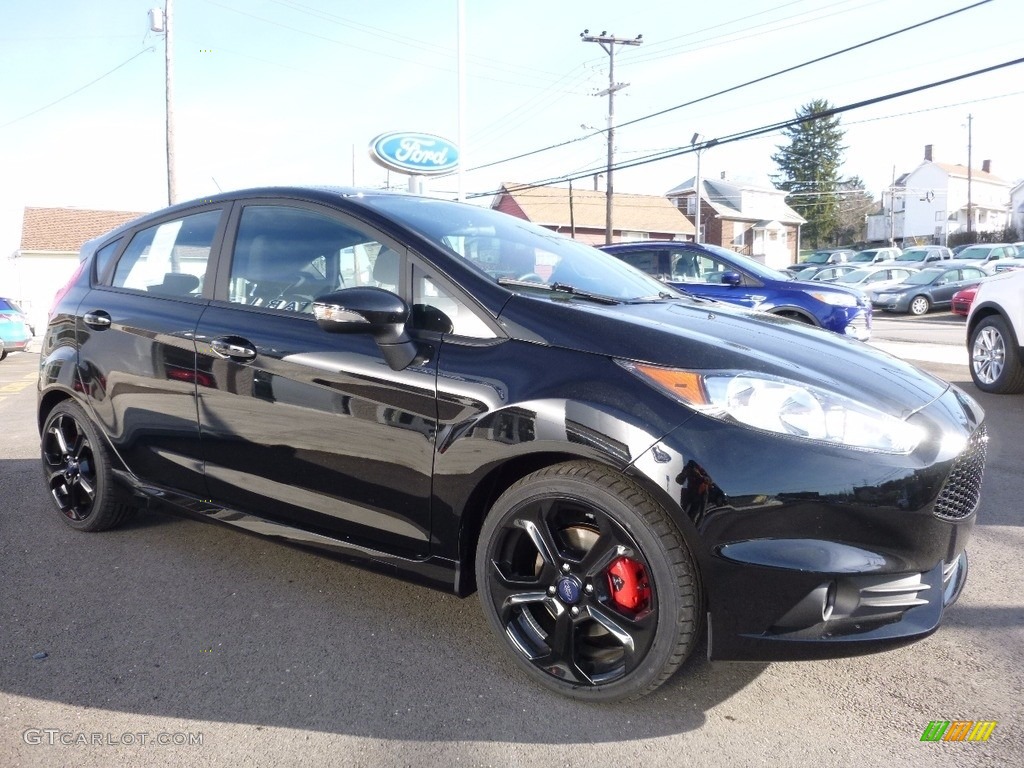 Shadow Black 2016 Ford Fiesta ST Hatchback Exterior Photo #111942960