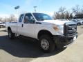 2012 Oxford White Ford F350 Super Duty XL SuperCab 4x4  photo #2