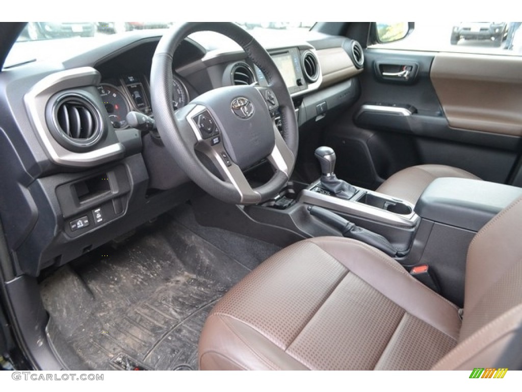 Limited Hickory Interior 2016 Toyota Tacoma Limited Double Cab 4x4 Photo #111944460