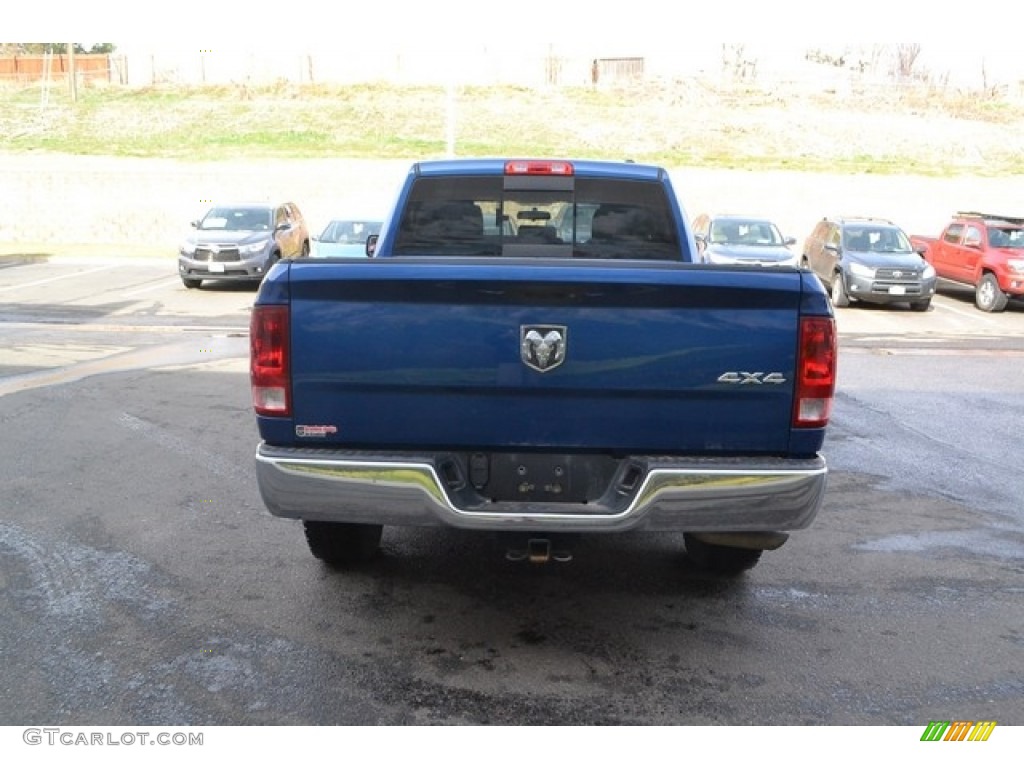 2011 Ram 1500 ST Quad Cab 4x4 - Deep Water Blue Pearl / Dark Slate Gray/Medium Graystone photo #3