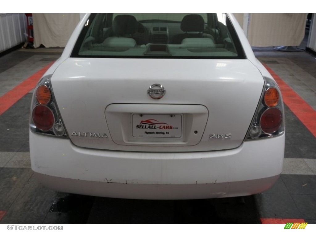 2002 Altima 2.5 S - Satin White / Frost Gray photo #72