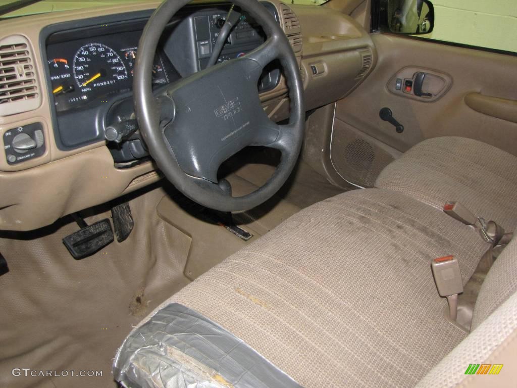 1995 Sierra 1500 SL Extended Cab 4x4 - White / Beige photo #9