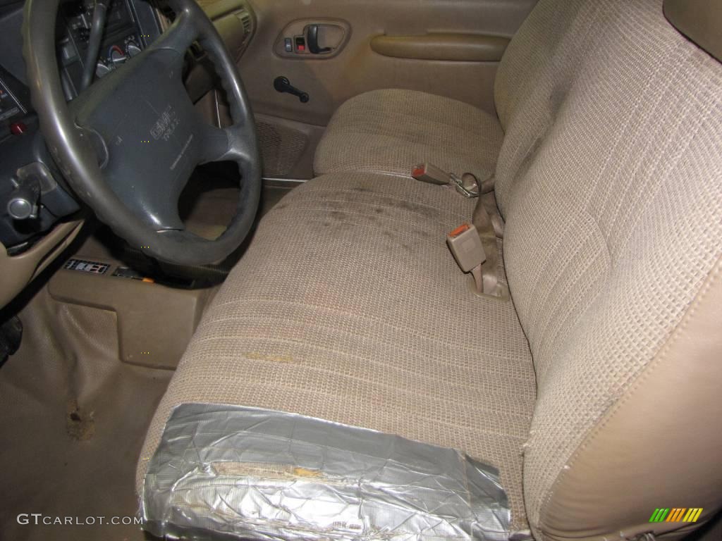 1995 Sierra 1500 SL Extended Cab 4x4 - White / Beige photo #10