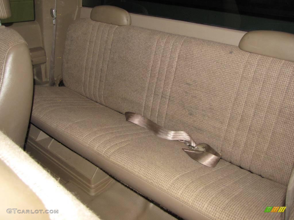 1995 Sierra 1500 SL Extended Cab 4x4 - White / Beige photo #13