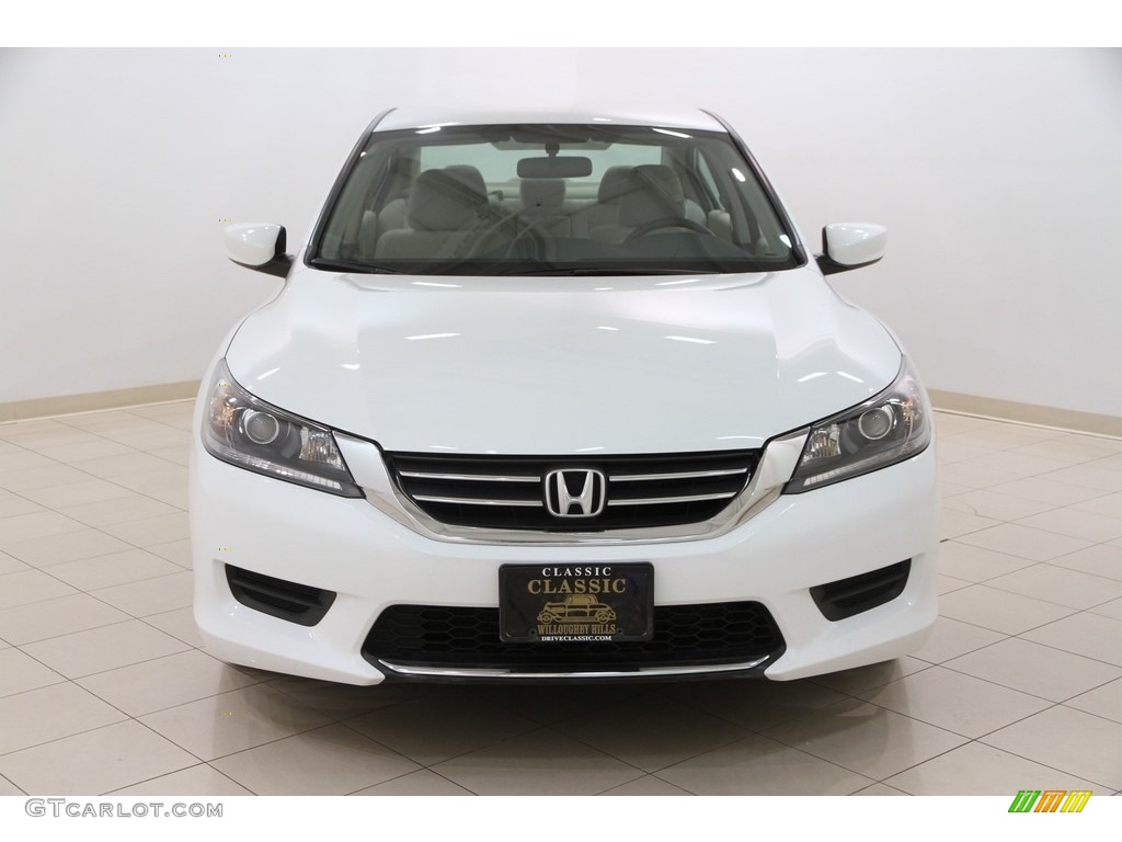 2013 Accord LX Sedan - White Orchid Pearl / Ivory photo #2