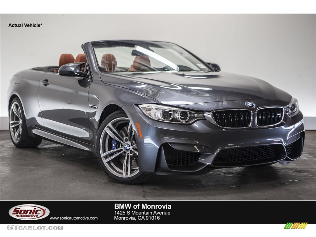 2016 M4 Convertible - Mineral Grey Metallic / BMW Individual Golden Brown photo #1